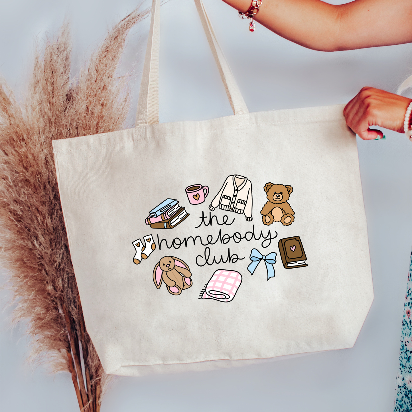 The Homebody Club Canvas Tote Bag