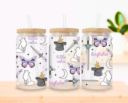 QS Kingfisher Glass Cup