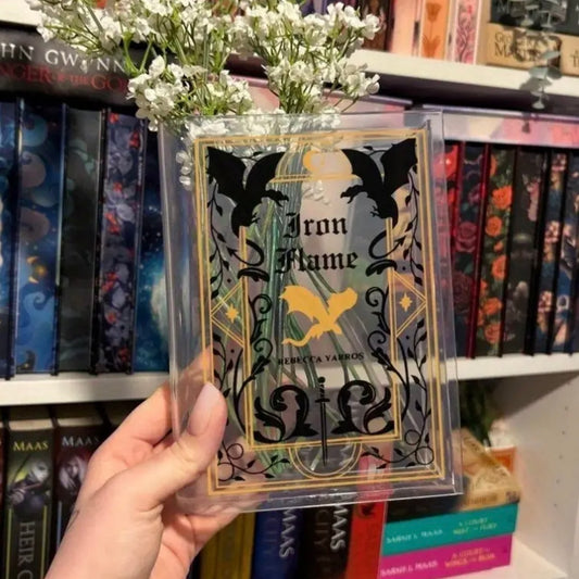 FW Iron Flame Acrylic Book Vase