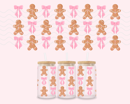 Gingerbread Glass Cup