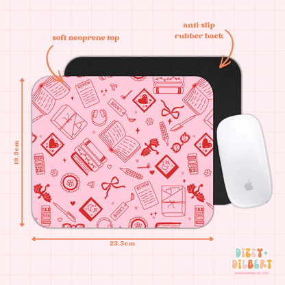 Bookish Doodles Mouse Pad