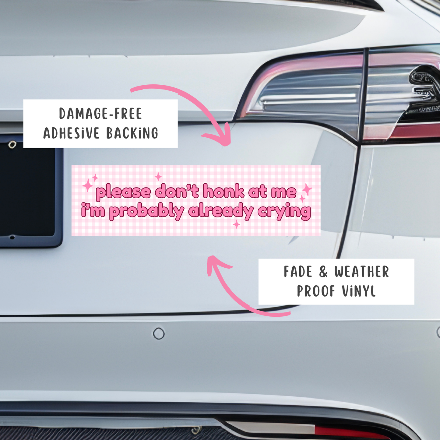 Probably Already Crying Bumper Sticker