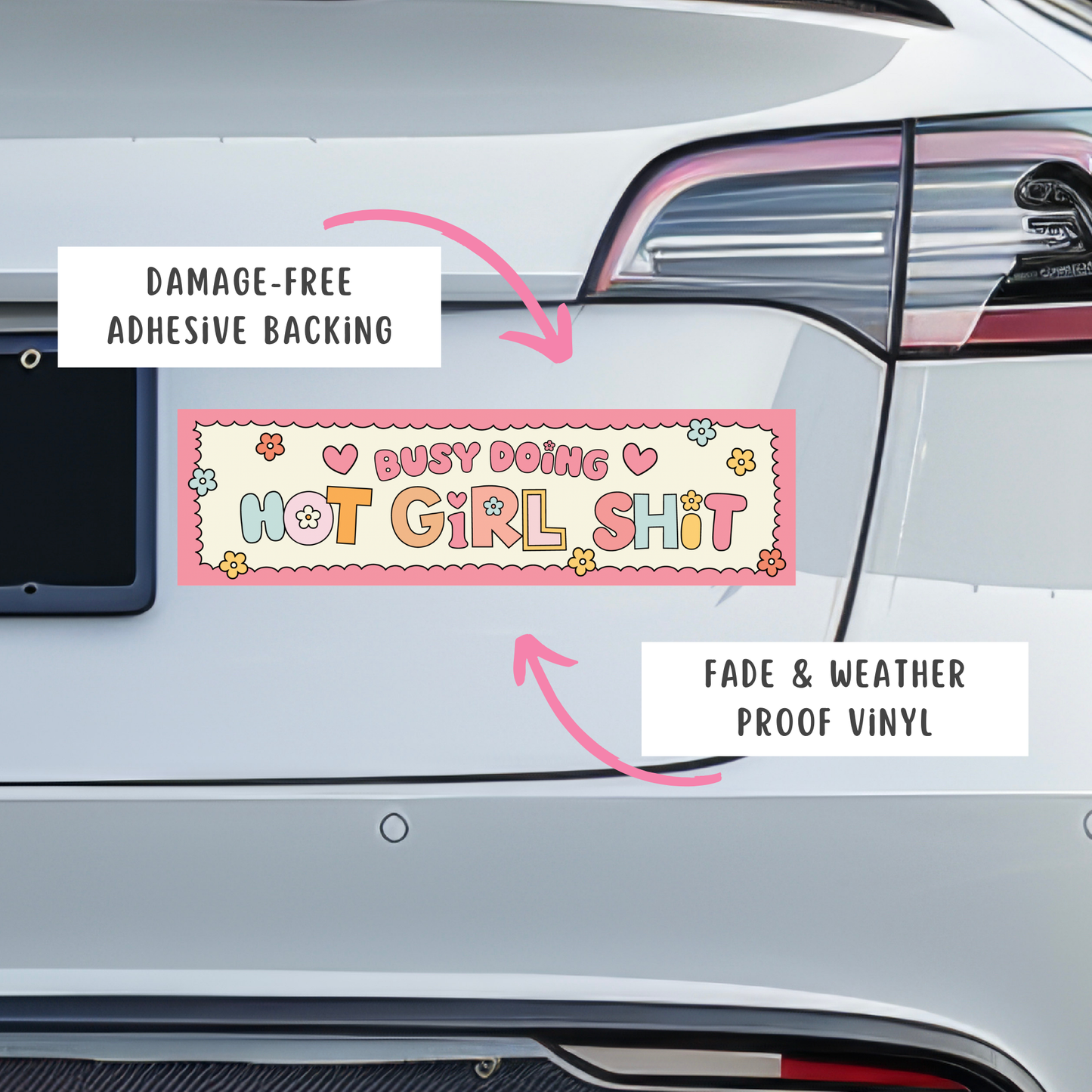 Hot Girl Shit Bumper Sticker