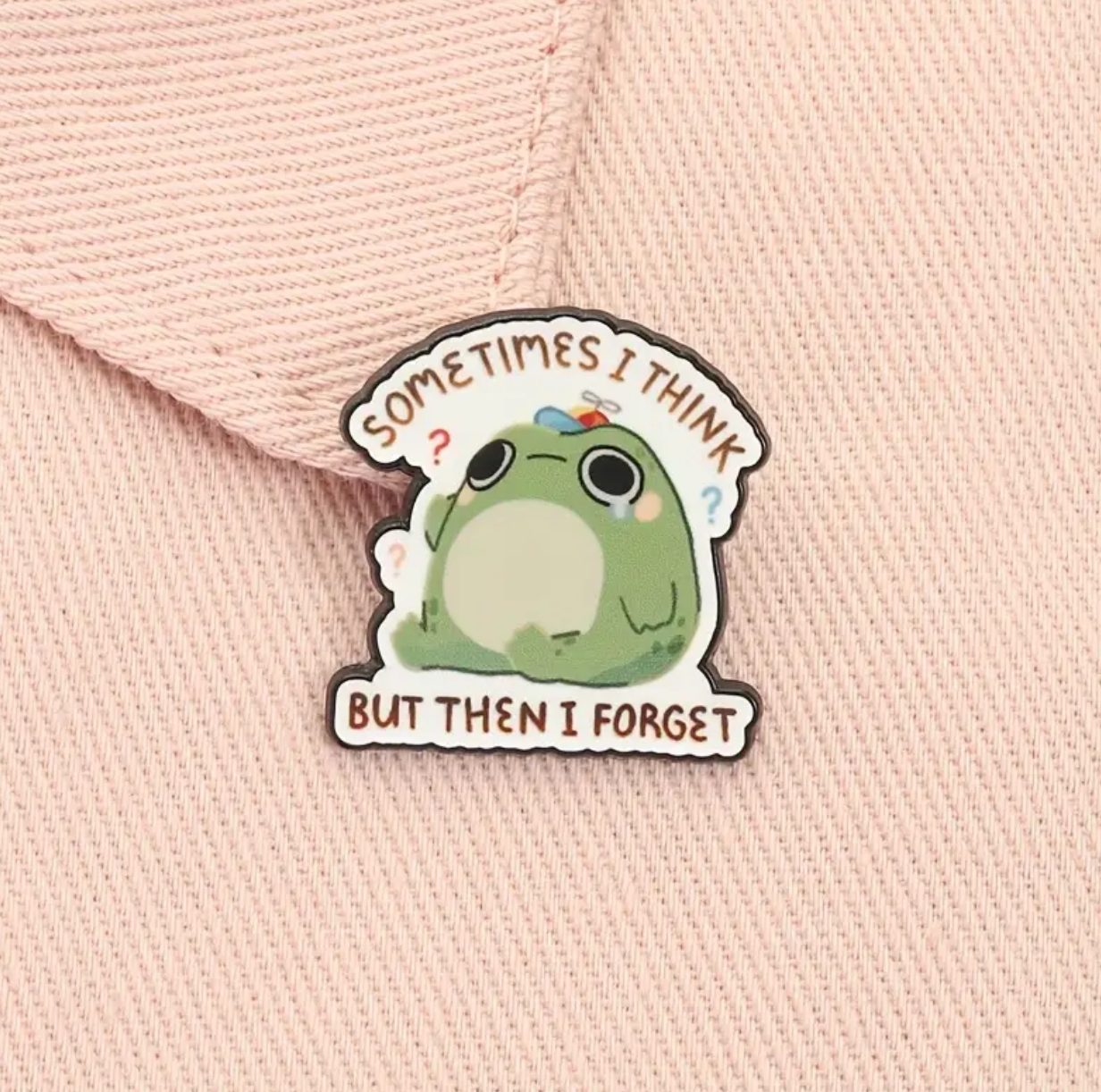 Sometimes I Think Enamel Pin