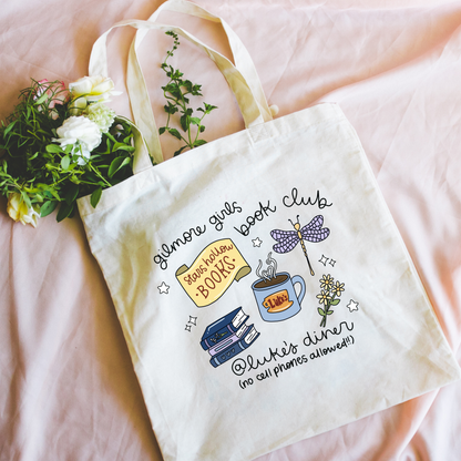 GG Book Club Canvas Tote Bag