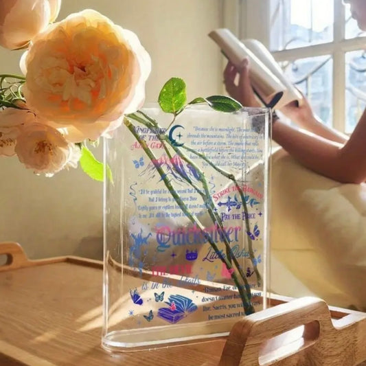 QS Kingfisher Acrylic Book Vase