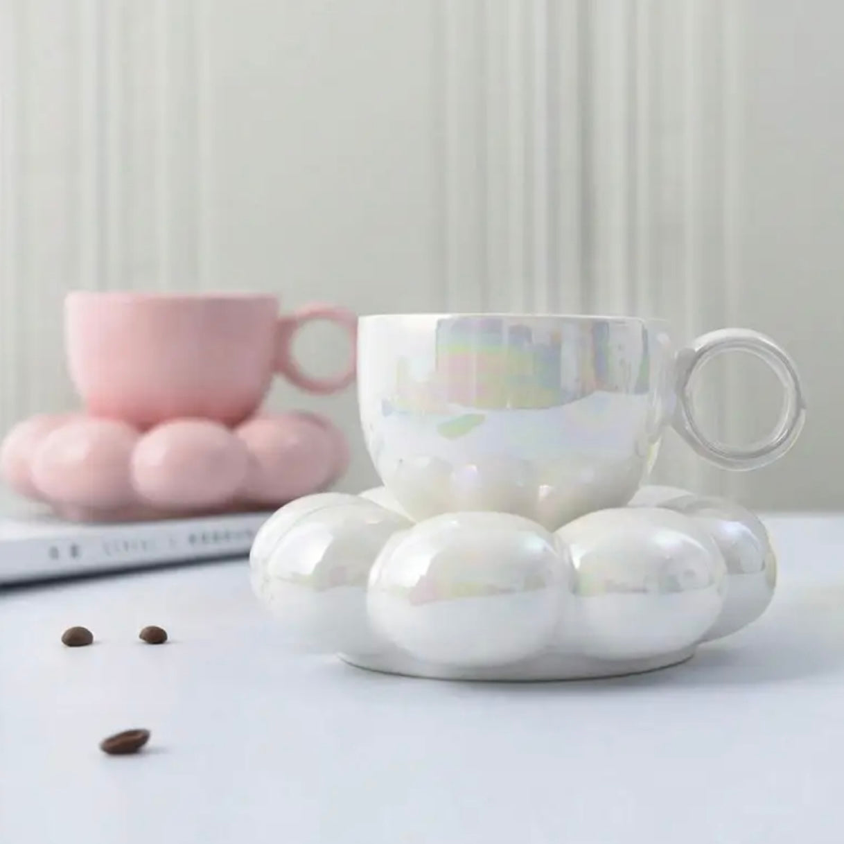 Bubble Mug & Saucer Set
