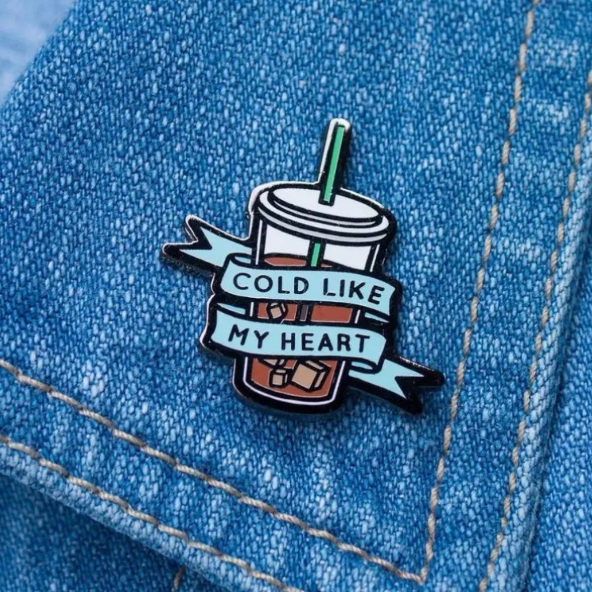 Cold Like My Heart Enamel Pin