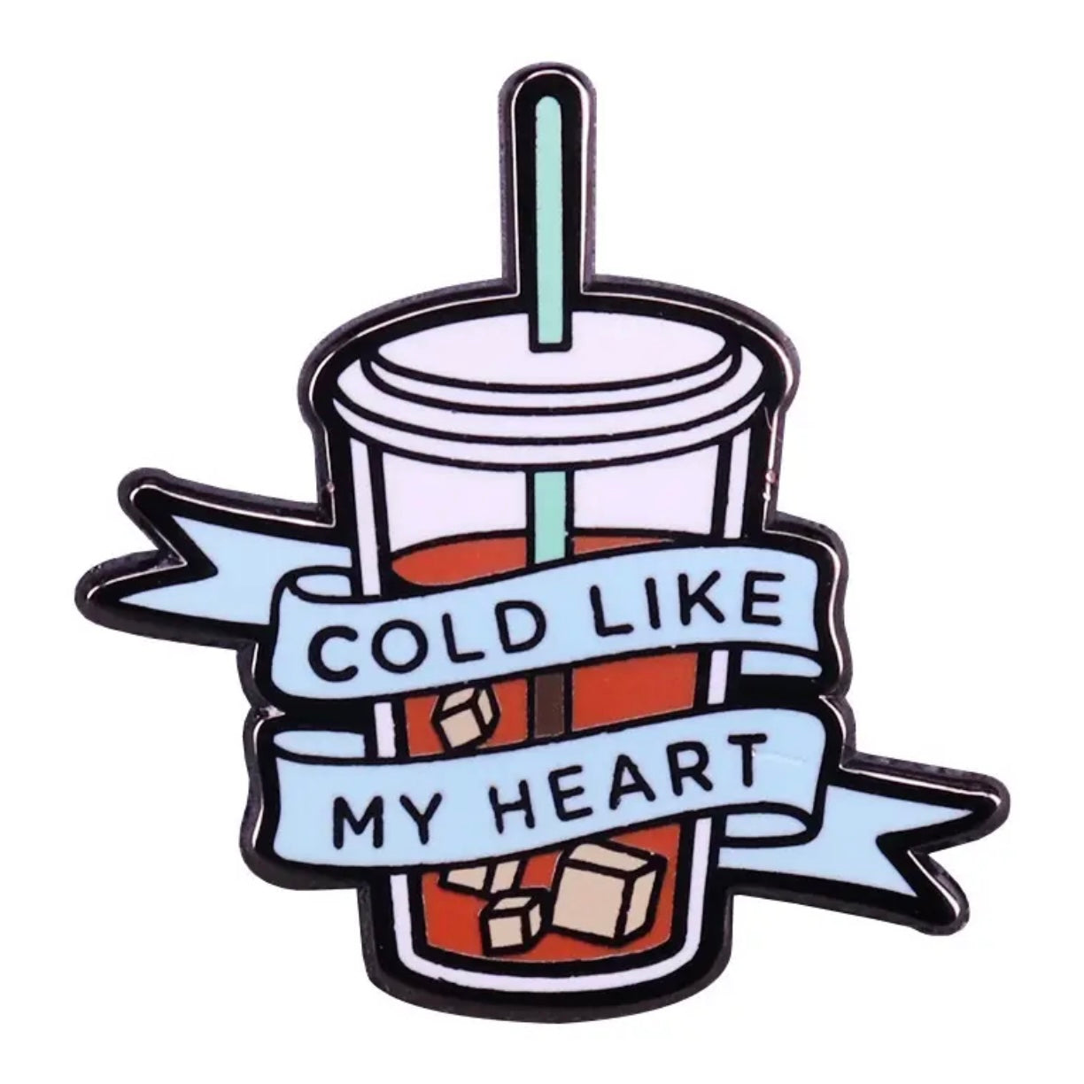 Cold Like My Heart Enamel Pin