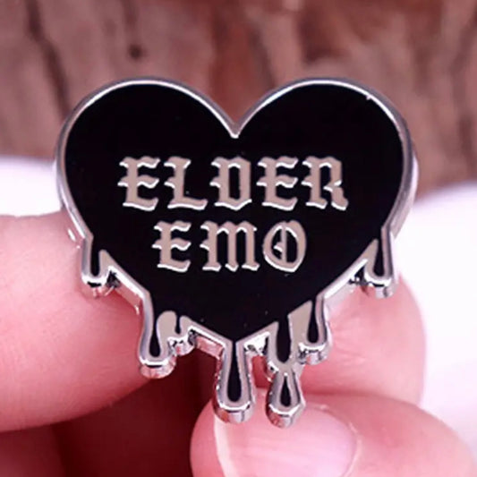 Elder Emo Enamel Pin