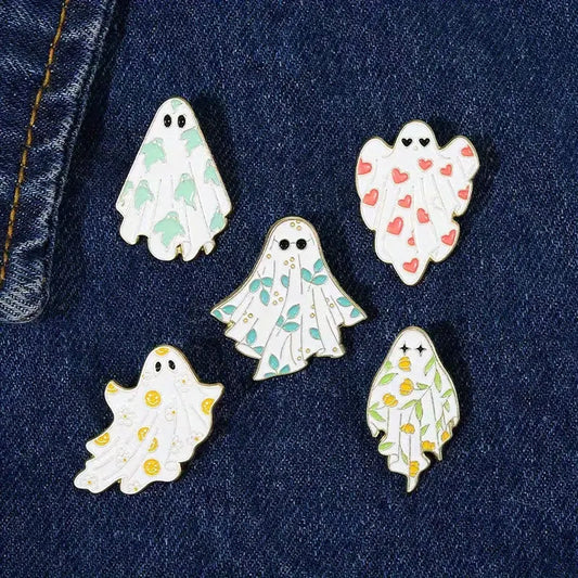 Lil Ghosties Enamel Pin Set