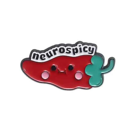 Neurospicy Chilli Enamel Pin