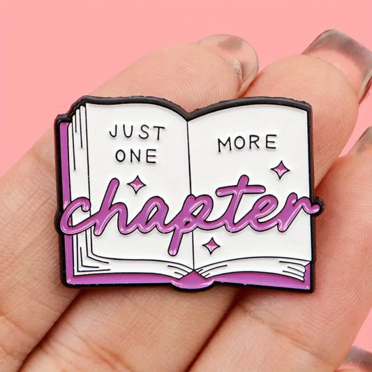 One More Chapter Enamel Pin