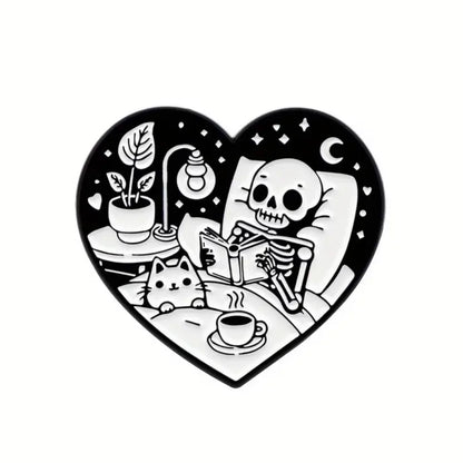 Read In Peace Enamel Pin