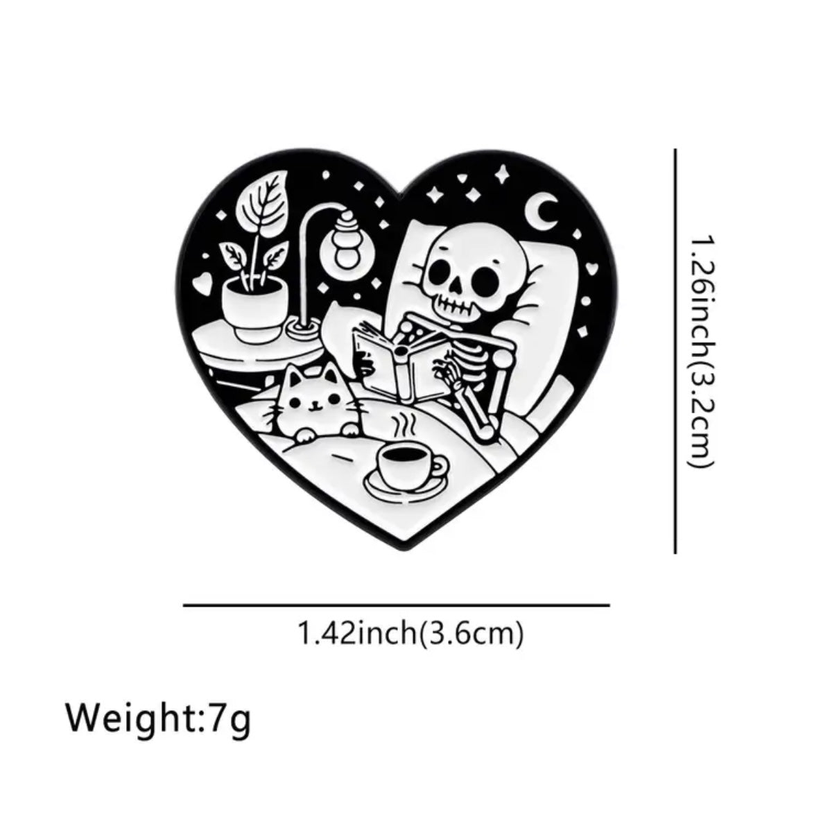 Read In Peace Enamel Pin