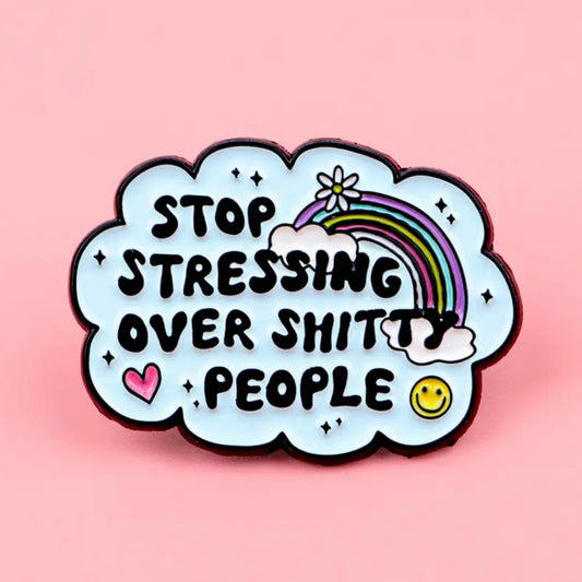 Shitty People Enamel Pin