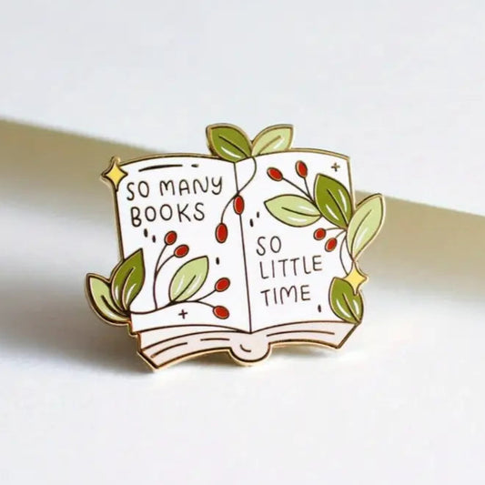 So Little Time Enamel Pin
