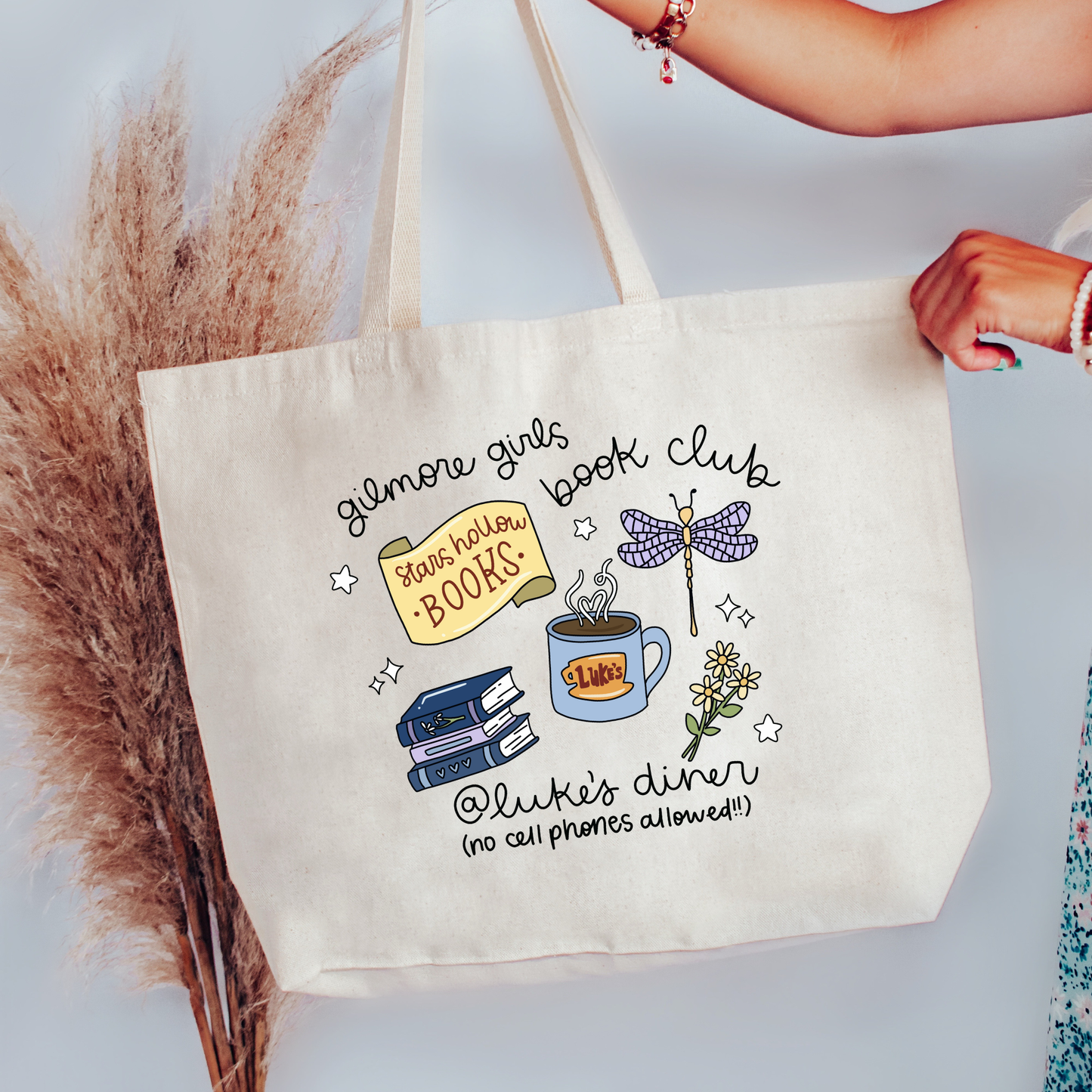 GG Book Club Canvas Tote Bag
