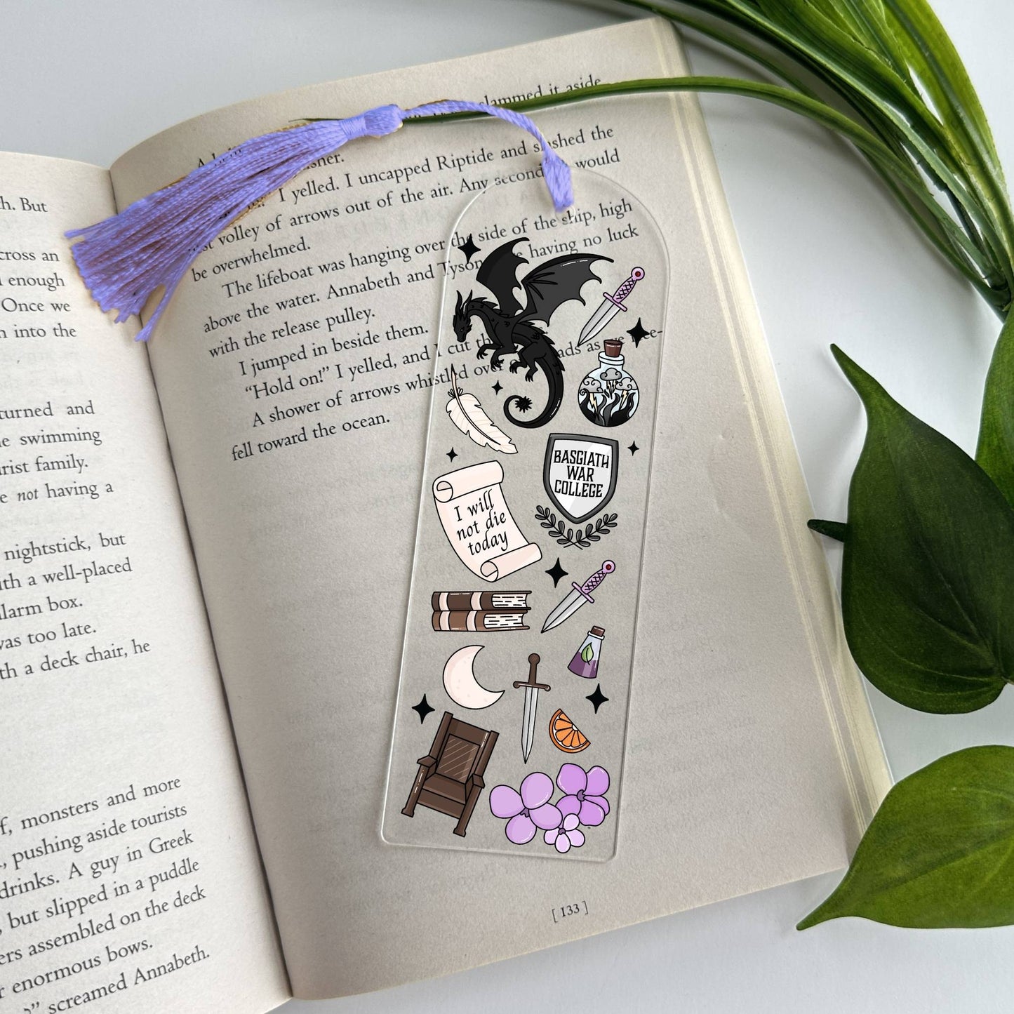 FW Wingmarked Acrylic Bookmark