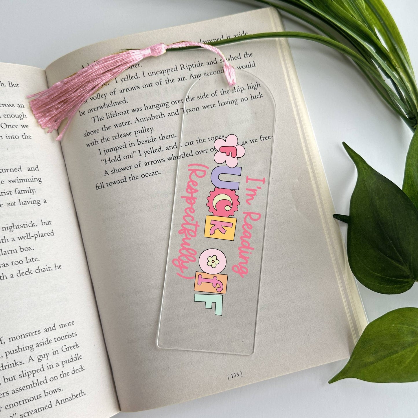 F*ck Off I'm Reading Acrylic Bookmark