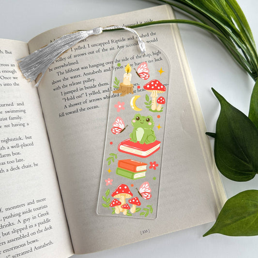 Forest Frogs Acrylic Bookmark