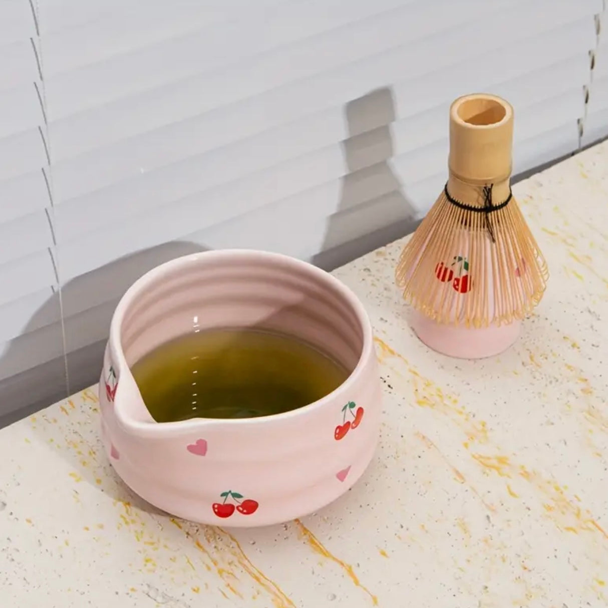 Pink Cherry 5pc Matcha Set