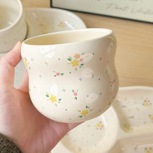 Floral Ceramic Cup