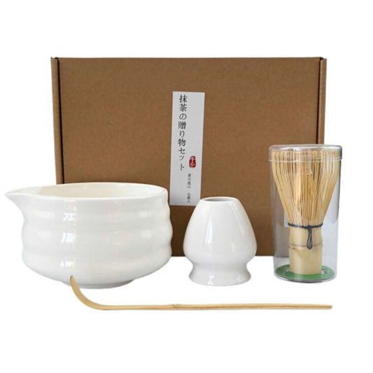 Crisp White 4pc Matcha Set