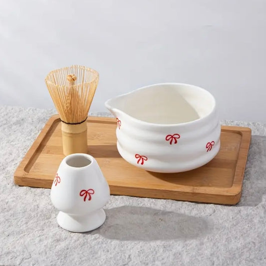 Bows 4pc Matcha Set