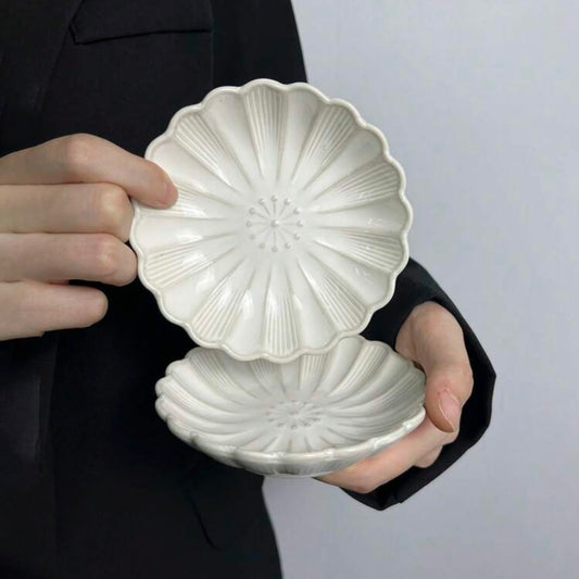 White Flower Mini Trinket Tray