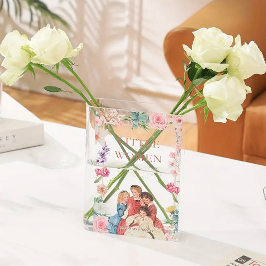 Little Women Acrylic Book Vase