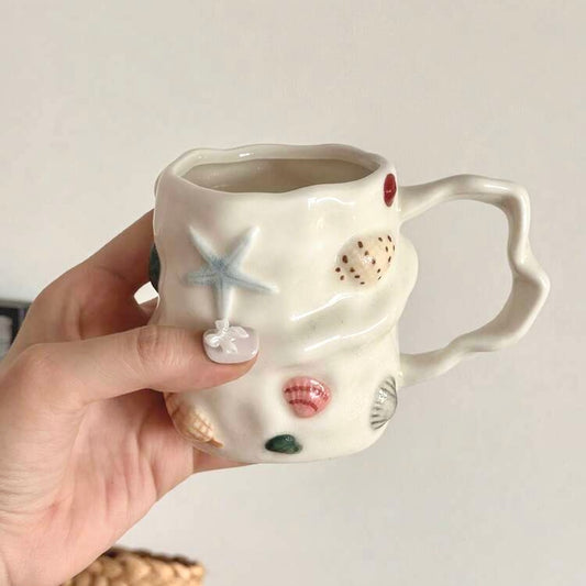 Seashell Ceramic Mug
