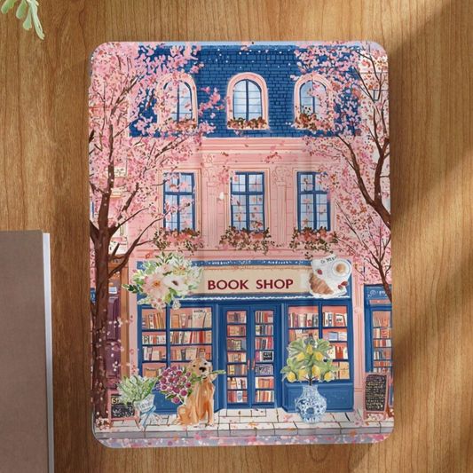 Cosy Bookshop Kindle Flip Case