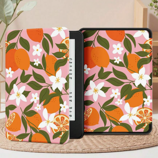 Orange Blossom Kindle Flip Case