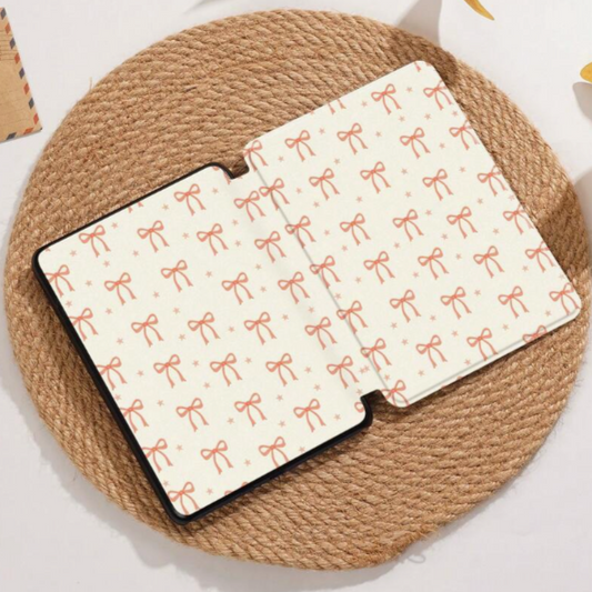 Pink Bows Kindle Flip Case