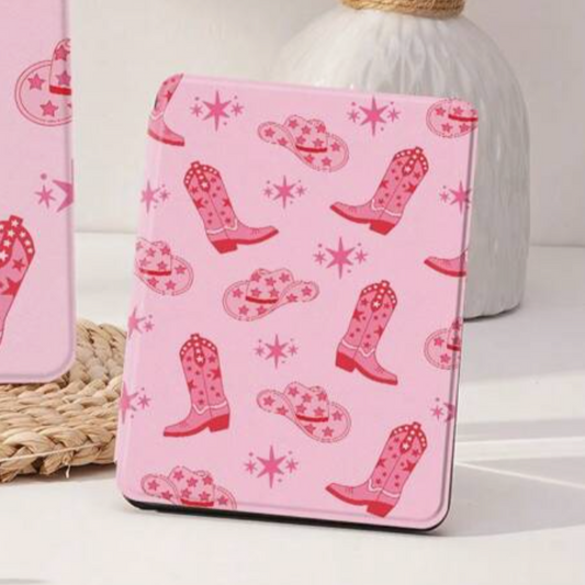 Pink Cowgirl Kindle Flip Case