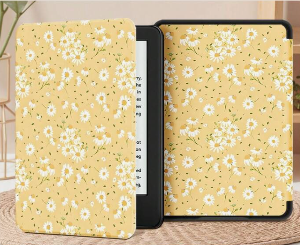 Yellow Daisies Kindle Flip Case