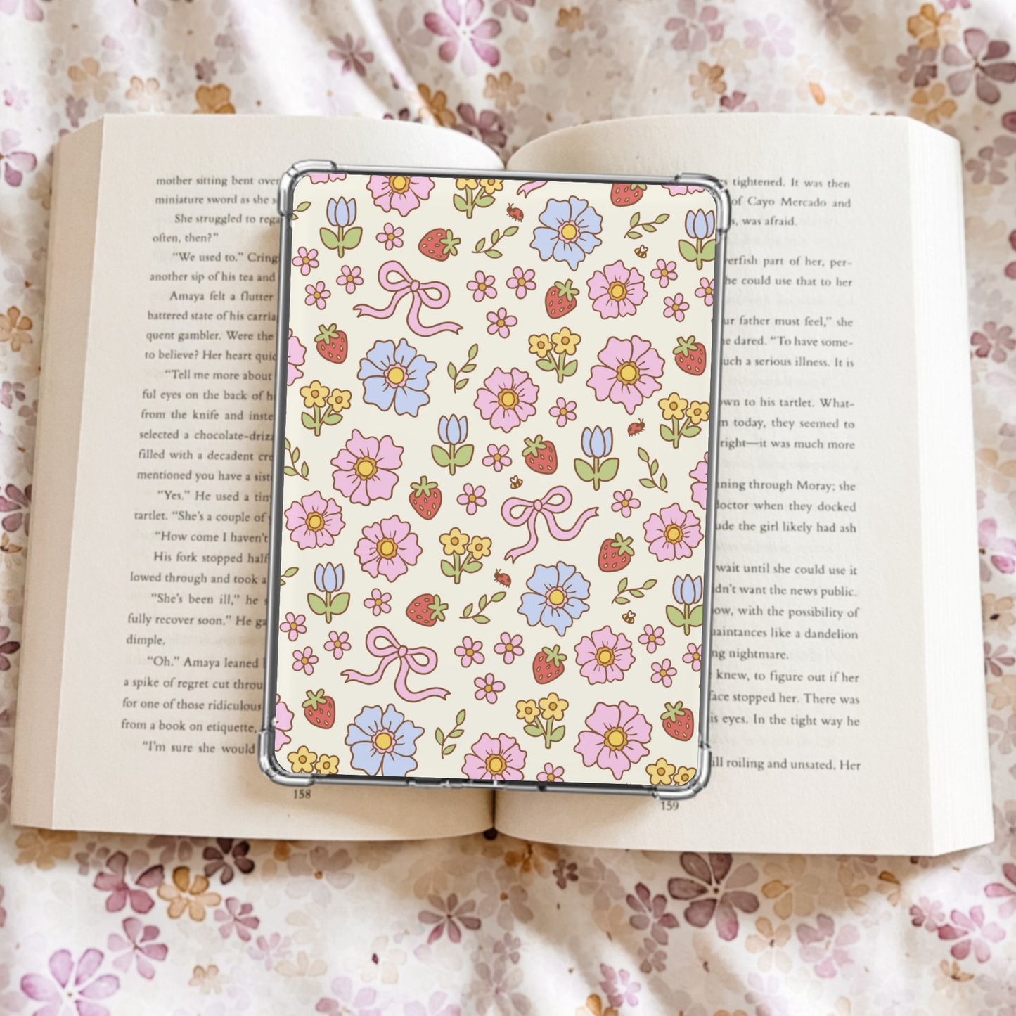 Cottage Blooms Kindle Insert