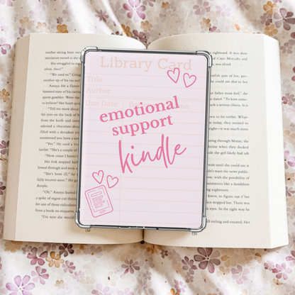Emotional Support Kindle Insert