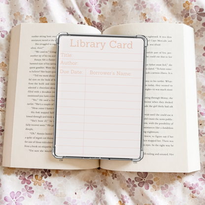 Library Card Kindle Insert