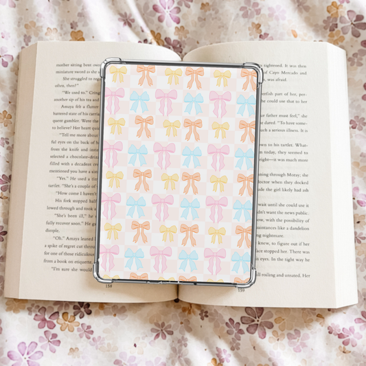 Pastel Bows Kindle Insert