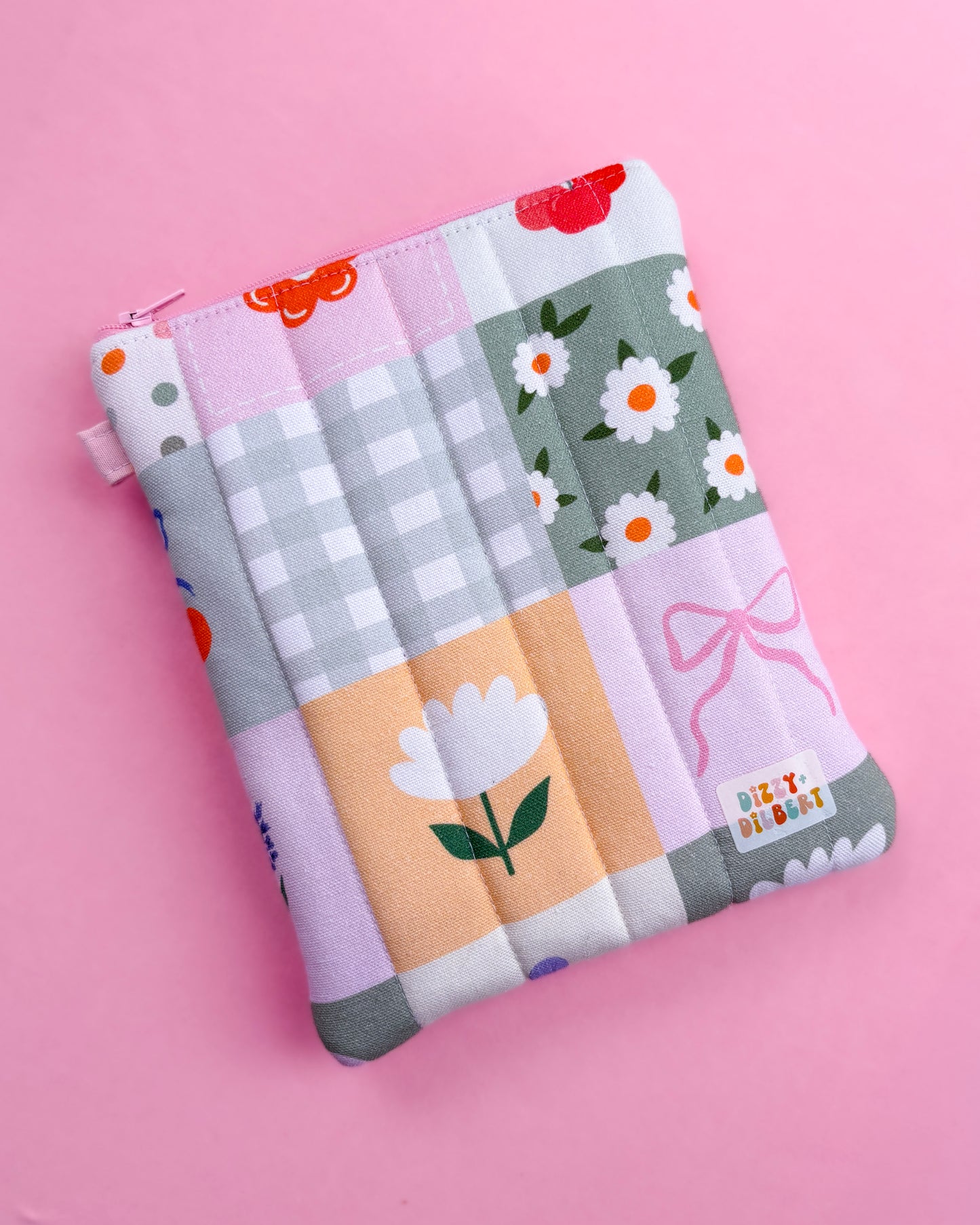 Nellie Quilted Kindle Pouch