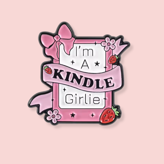 Kindle Girlie Enamel Pin