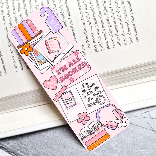 Bookish Moodboard Laminated Bookmark