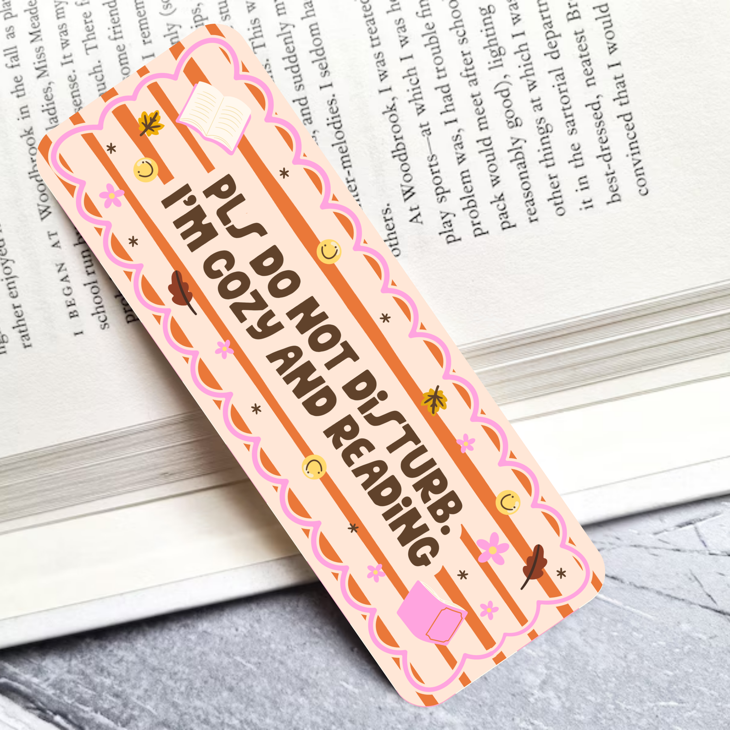 Do Not Disturb Laminated Bookmark