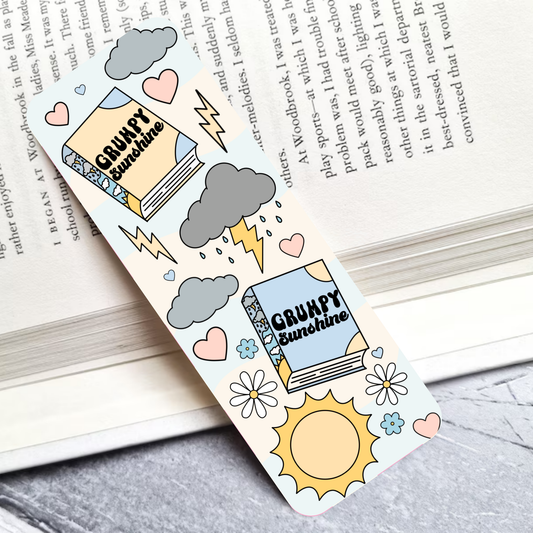 Grumpy Sunshine Laminated Bookmark
