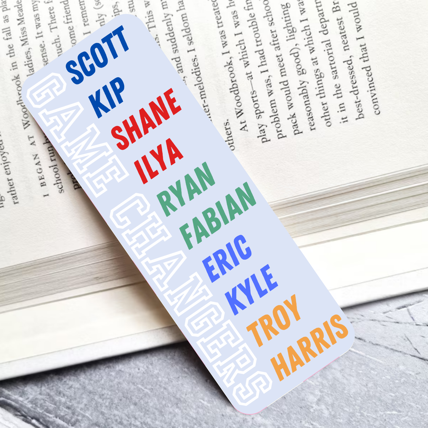 HR Game Changers Laminated Bookmark