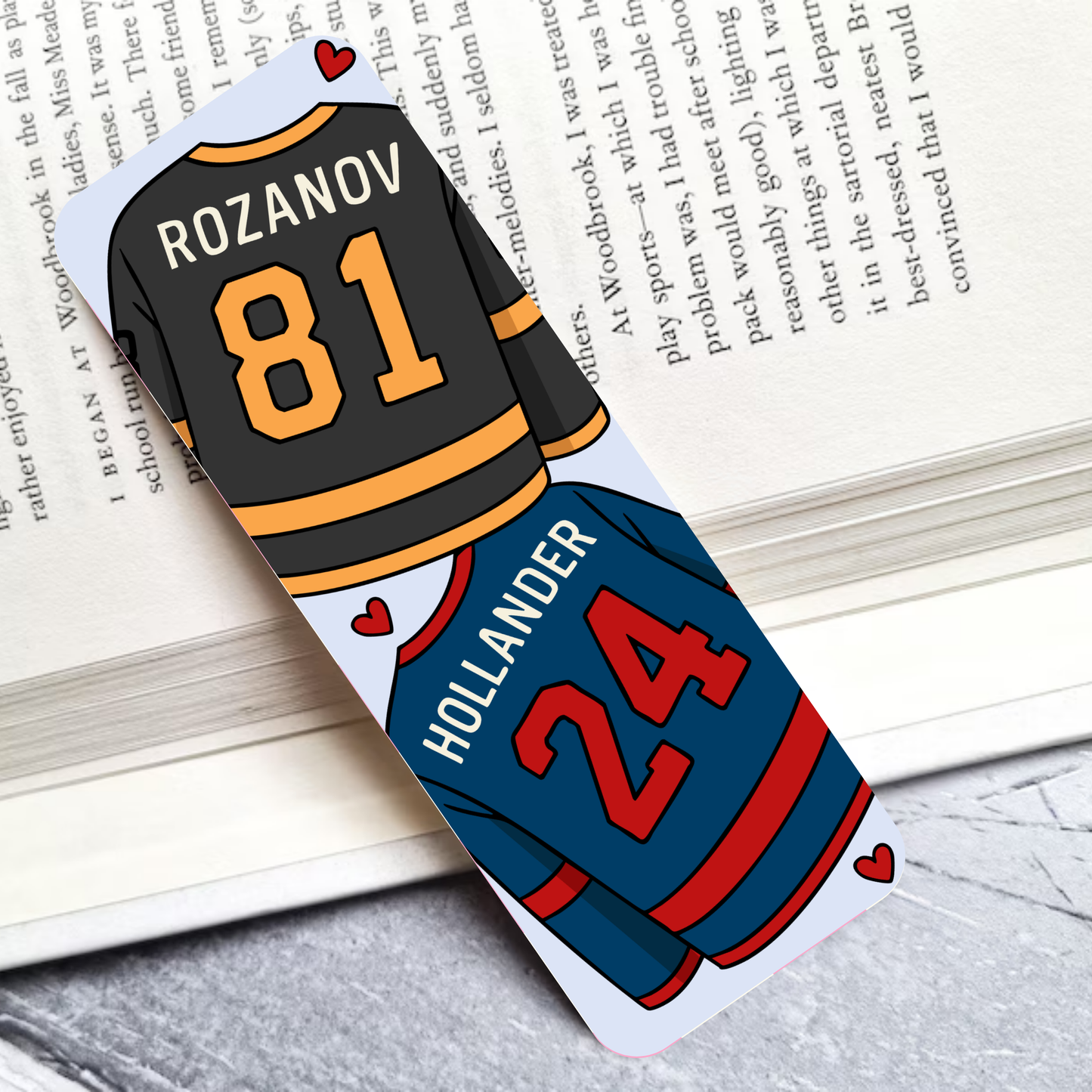 HR Jerseys Laminated Bookmark