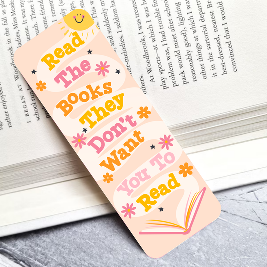 Read the Books Laminated Bookmark