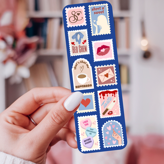 SC Stamps Laminated Bookmark